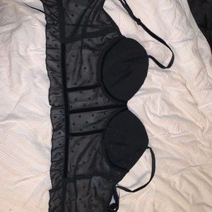 100% Bloomingdales Exclusive wire bustier